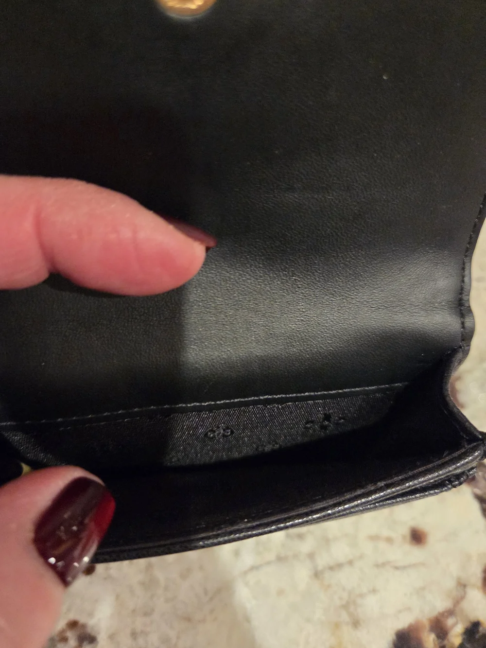 Tory Burch Black Leather Crossbody and Wallet Set